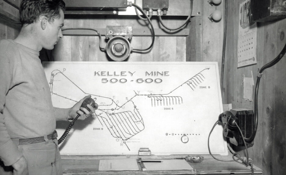 Man inside Kelley Mine dispatch office