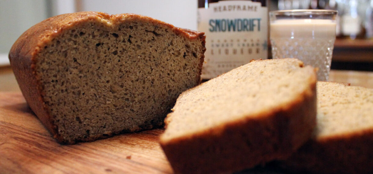 Snowdrift Sweet Cream Liqueur is transformed in this delicious Banana Bread recipe.