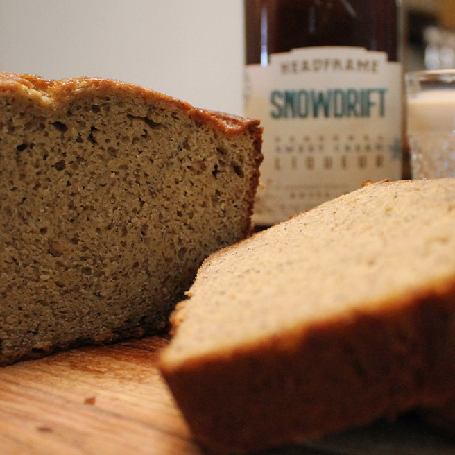 Snowdrift Sweet Cream Liqueur is transformed in this delicious Banana Bread recipe.